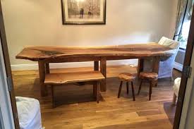 A dining table with benches provides for versatile seating since you can remove the furniture to another room and increase the seating space. Oak Dining Table Bench And Stools Bois Jolie Bespoke Wooden Furniture Handmade Accessories