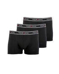 Pack de 4 boxer de algodón hombre. Pack 3 Boxers Hombre Negro Centro Textil Massana S L