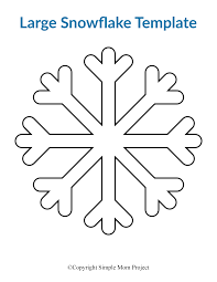 Some of the templates are very simple and great for kids, while others will take more precision and time but you'll be amazed at the final snowflake. 8 Free Printable Large Snowflake Templates Simple Mom Project