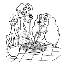 Discover these unicorns coloring pages. Lady And Tramp Coloring Pages Images Coloring Home