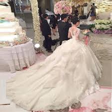 Women S Long Sleeve Lace Wedding Dresses Ball Gown Wedding Dresses Cathedral Train Long Sleeve Wedding Dress Lace Wedding Dress Cathedral Train Ball Gown Wedding Dress