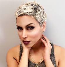 Very short blonde hair with dark roots. 50 Short Pixie Cuts And Hairstyles For Your 2021 Makeover Hair Adviser