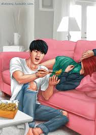 Please check out our masterlist for original fanart, fan fictions, scenarios, lists and quizzes. Saga Bin Upin On Twitter Fanart Bts With Girlfriend From C Dlazaru More Http T Co Xrtgn4zuvo Hyung Line Jin Suga Jhope Rapmonster Http T Co Tgbwqwqfmu