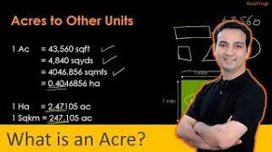 1 acre = 43 560 sq feet you can do conversions using google! How Big Is An Acre Of Land Easily Convert Acres To Sq Ft Sq Meters Hectares And Sq Miles Youtube
