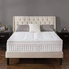 Sams club bed in a box. Zinus Night Therapy Icoil 13 Deluxe Euro Box Top Spring Mattress Queen Sam S Club