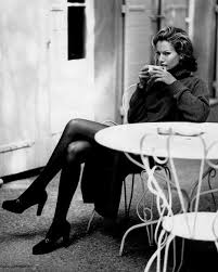 Black And White Woman Drinking Coffee Pin On Fb