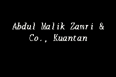 Abdul Malik Zamri Co Kuantan Law Firm In Kuantan