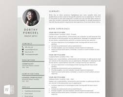 This is the perfect way to express how your specific skills are relevant to the open position. Stylist Cv Template Etsy