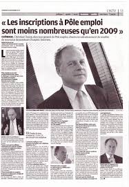 Comparatif des tarifs bancaires comparatif des assurances vie. Les Inscriptions A Pole Emploi Sont Moins Nombreuses Qu En 2009 Dixit Christian Charpy Dg De Pole Emploi Le Blog De Daniel Hue Le Crouycien