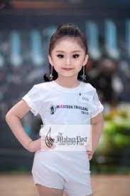 Tengok sini ada tulang comel menari lah! Gaya Dan Kecantikan Persis Model Peragaan Kanak Kanak Comel Dinobat Missteen Thailand 2019 The Malaya Post