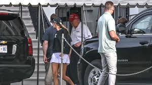 Trump spotted golfing in Virginia over Labor Day weekend