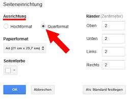 Google docs gives you tools to format paragraphs with a hanging indent properly, without the use of google docs also includes a first line indent option. Google Docs Querformat Einstellen Pc Smartphone