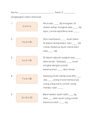 Penerangan tajuk bahagi lagi untuk tahun 3 berdasarkan sukatan buku teks tahun 3. Lembaran Kerja Darab Bahagi Dan Pecahan Tahun 2