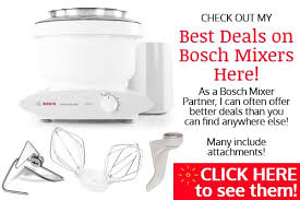 The bosch kitchen mixer is uniquely designed with its motor below the bowl and out of the way, making it more compact, lightweight, weighing less than half what its competitors do, and easier for you to add ingredients and see inside the bowl as you're mixing. Bosch Universal Mixer Vs Kitchenaid Mixer Vs The Nutrimill Artiste Mixer
