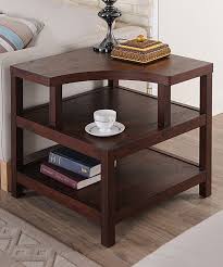 Walnut Modern End Table Zulily Modern End Tables Corner Table Designs Sofa End Tables