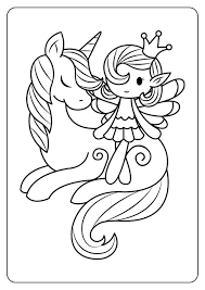 A ship symbolizes endless freedom of thoughts. Amazing Fairy And Unicorn Coloring Pages 101 Coloring