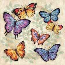 The stitch count is 95 x 84 but you could always just stitch one or two pretty butterflies (your favourite colours and patterns). Free Cross Stitch Patterns To Print Dimensions Counted Cross Stitch Kit Butterfly Profusion Butterfly Cross Stitch Cross Stitch Cross Stitch Embroidery