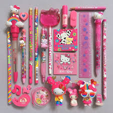 Vintagesanrio Hash Tags Deskgram Kawaii School Supplies Cute Stationery Hello Kitty