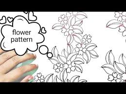 Maybe you would like to learn more about one of these? Hand Embroidery Designs Drawings Free Hand Embroidery Designs Patterns Sketch On Tracing Paper Youtube