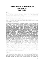 DONA FLOR E SEUS DOIS MARIDOS
