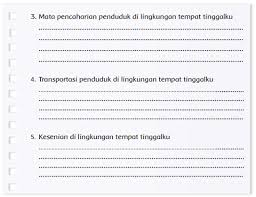Tuliskan mata pencaharian pekerjaan penduduk di daerahmu. Kunci Jawaban Tema 8 Kelas 4 Halaman 22 23 24 25 26 27 28 29 30 Subtema 1 Daerah Tempat Tinggalku Halaman All Tribun Pontianak