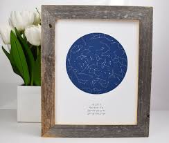 Personalized Star Map Custom Star Map Print Custom Star