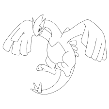 Most young kids love to color which is why parents must encourage them to spend their time in this fun hobby. Lugia Coloring Pages For Kids