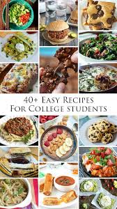 And now, here are all of our best healthy and easy college meals that are affordable and simple to make! 40 Easy Recipes For College Students