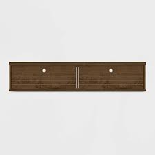 Sears has a wide variety of tv stands to accentuate your living room decor. Liberty Floating Tv Stand For Tvs Up To 40 Rustic Brown Manhattan Comfort Target