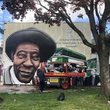 Mural of Roy Hackett, Bristol 1963 Bus Boycott campaigner.
