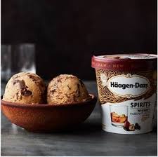 It is coffee ice cream covered with a generous coating of milk chocolate and almonds. Haagen Dazs Just Added A New Whiskey Hazelnut Latte Flavor To Its Boozy Ice Cream Line