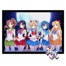 Naruto ramen time puzzle 1,000 pieces (1) new. Sailor Moon Jigsaw Puzzle Wooden Puzzle 1000 Pieces Wooden Toys For Kids Educational Decompression Girl S Birthday Present Puzzles Aliexpress