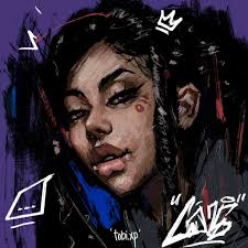 Watercolor portrait of Fren after digital drawing