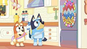 Bluey (the 6 year old australian heeler dog) is coming back with new game to play with her family and friends in 7 mins episodes. The Easter Bunny Heads To The Heeler Household In A Bluey Special The Toy Insider