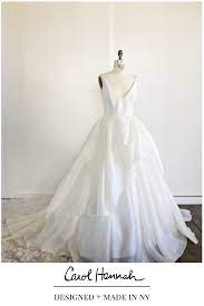 Carol Hannah Lutosa Gown From The Monarch Collection Kensington S Cousin Deep V Unusual Wedding Dresses Wedding Dresses Pinterest Wedding Bridesmaid Dresses