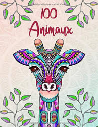 Dessin à imprimer de mandala animaux. 100 Animaux Livre De Coloriage Pour Adultes Creativite Concentration Et Detente Avec Mandalas Anti Stress Pour Adultes Et Bonus Code Qr Avec Des A Imprimer Mandalas Pour Adultes Band 1 Amazon De