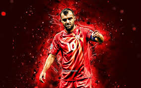 We've got 26+ great wallpaper images. Download Wallpapers Goran Pandev 4k North Macedonia National Team Soccer Footballers Red Neon Lights Macedonian Football Team Goran Pandev 4k For Desktop Free Pictures For Desktop Free