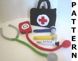 Doctor Kit Crochet Pattern Etsy Crochet Game Crochet Patterns Crochet Food
