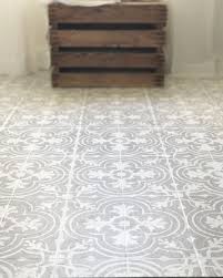 How to paint an old vinyl kitchen floor!!! Plum Pretty Decor Design Co How To Paint Your Linoleum Or Tile Floors To Look Like Patterned Cement Tiles Full Tutorial
