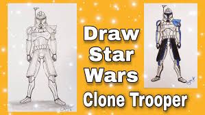 How To Draw Star Wars Clone Trooper Captain Rex Star Wars Clone Wars Clone Trooper Star Wars