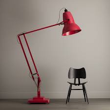 Giant 1227 Raspberry Red Giant Floor Lamp Anglepoise Lamp Unique Floor Lamps