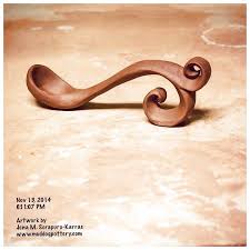 La Maison Cr Ole The Cr Ole House Teaspoon Im Loving This Final Shape I Used The Mold To Get The Basic Form Then I Had Ceramic Clay Ceramics Clay Ceramics