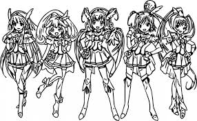 Glitter Force Coloring Pages Glitter Force Coloring Pages Five Girl Page Wecoloringpage Entitlementtrap Com In 2020 Moon Coloring Pages Coloring Pages Glitter Force