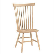 New England Dining Chair Unfinished Dining Chairs Dining Chairs Real Wood Furniture