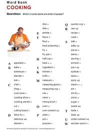 Word Bank Cooking English Phrases Learn English Vocabulary Learn English