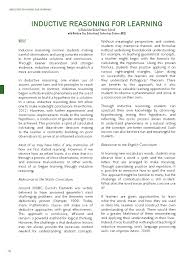 Worksheets are lesson inductive inductive vs deductive wkst, inductive reasoning geometry 2, geometry inductive and deductive reasoning, inductive reasoning sample test 1, inductive and. Inductive Reasoning For Learning Inquiry Based Learning Reason