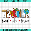 Free Free 183 Teach Love Inspire Apple Svg SVG PNG EPS DXF File