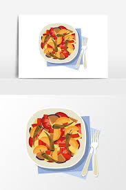 Cartoon Minimalist Food Elements Png Images Ai Free Download Pikbest Elements Graphic Food