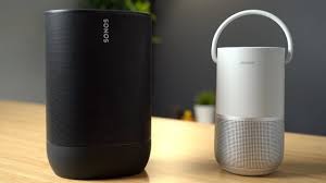 Gone are the days when you had to string copper around your room or through your walls just to get the speaker you want set up in the place you wanted. Sonos Move Vs Bose Portable Home Speaker Youtube
