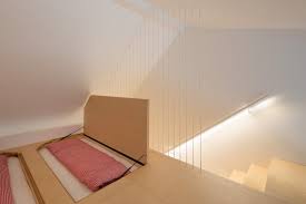 Single Bed Hidden Under Floor Minimalist House Design Wine Cellar Ceiling Design